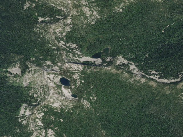 Aerial image of Fs Trail 43 (Pyramid/Ball Lakes Access)