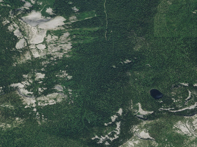 Aerial image of Fs Trail 6 (Harrison Lake Access)