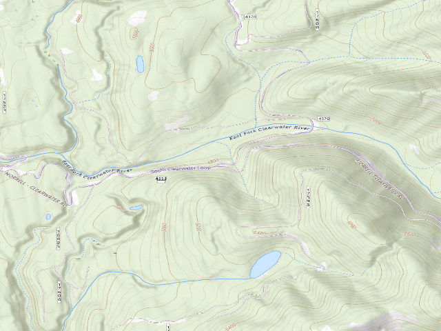 USGS topographic map of Fsroad-4353 01