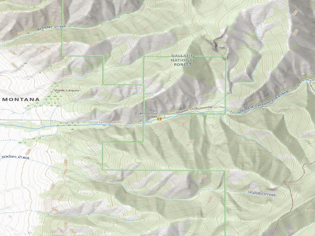 USGS topographic map of Ft586-01 Middle Cottonwood