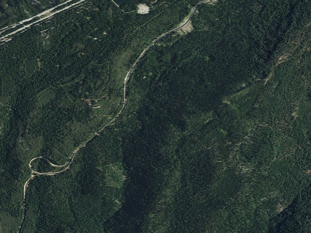 Aerial image of Fulda Creek