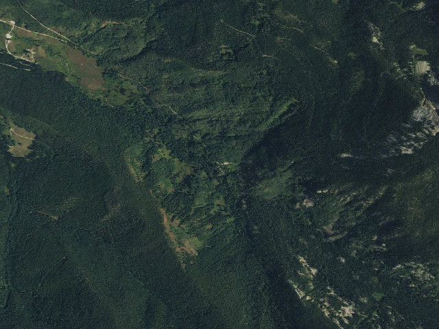 Aerial image of Fulford Cave