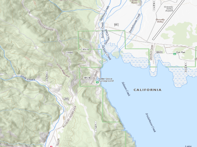 USGS topographic map of Fuller Group C.G.