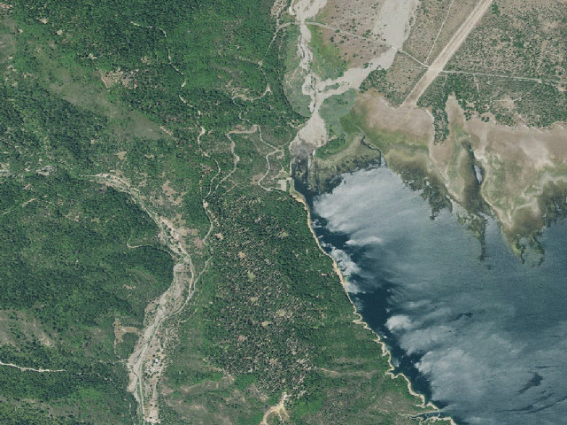 Aerial image of Fuller Grove Campground