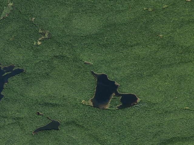 Aerial image of G Lake #4 (Ferris Lake Wild Forest)