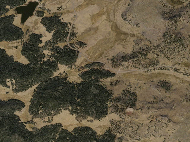 Aerial image of Gabaldon Horse Camp