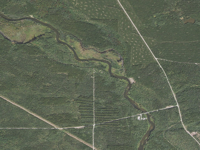 Aerial image of Gabions Campground
