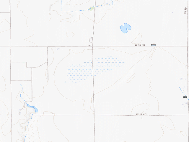 USGS topographic map of Gadwall WMA