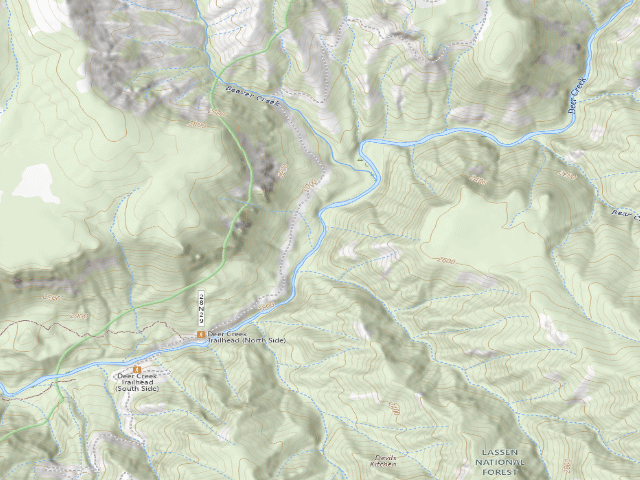 USGS topographic map of Gaither Camp