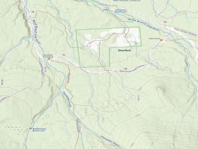 USGS topographic map of Gale River Loop