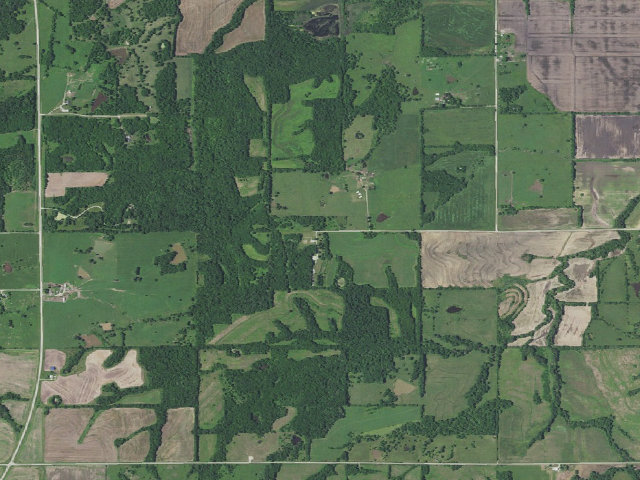 Aerial image of Gallatin Conservation Area