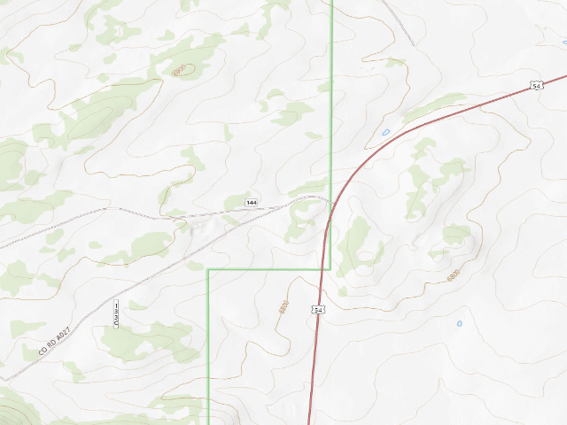 USGS topographic map of Gallinas Group Site