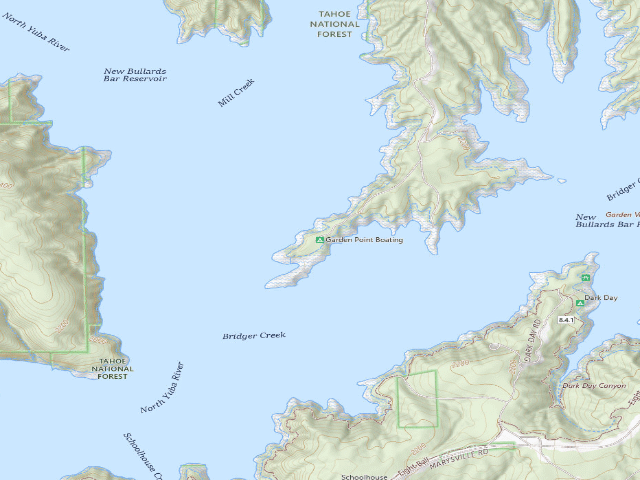 USGS topographic map of Garden Point Boating