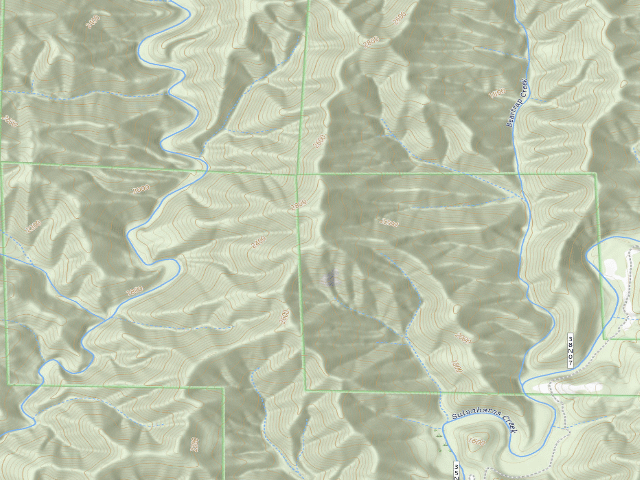 USGS topographic map of Garden Ridge