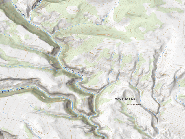 USGS topographic map of Gardner Mountain Wsa