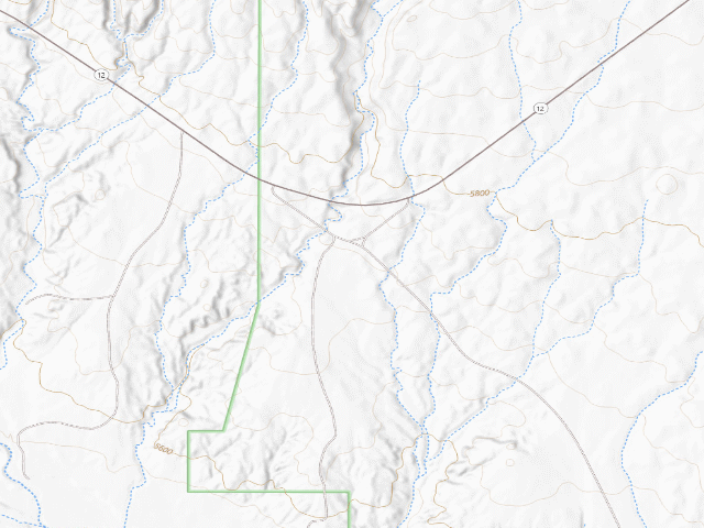 USGS topographic map of Garfield County