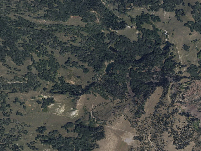 Aerial image of Gates Lake CUA Dispersed