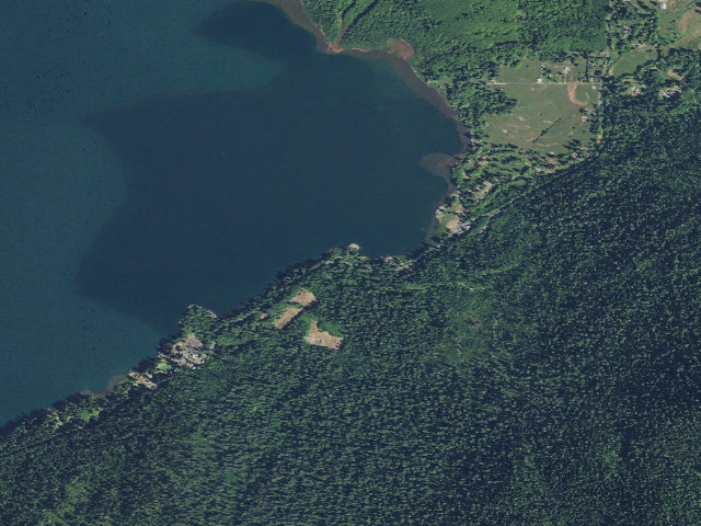 Aerial image of Gatton Creek Campground