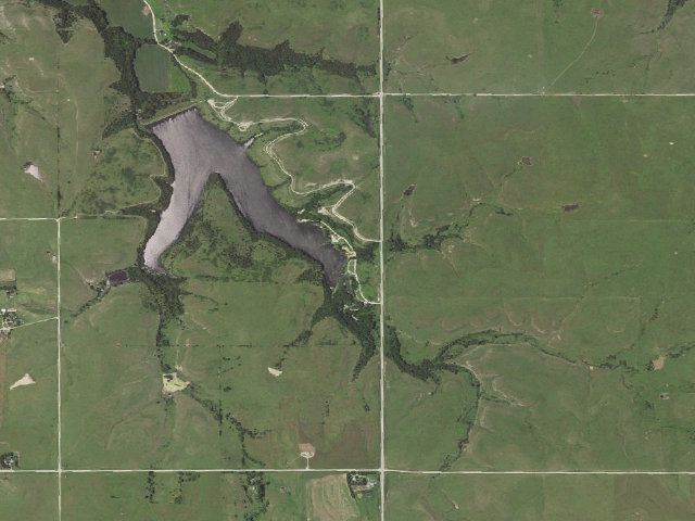 Aerial image of Geary County