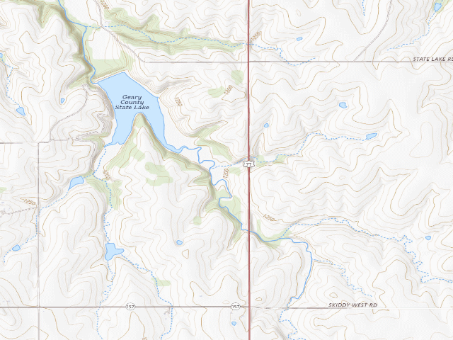 USGS topographic map of Geary County