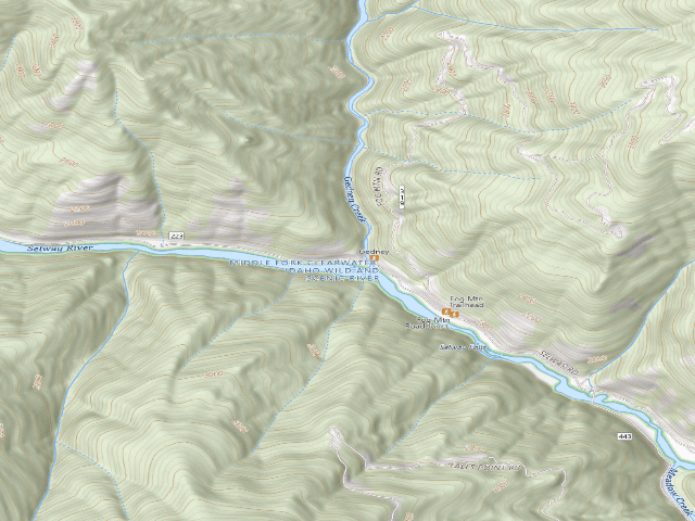 USGS topographic map of Gedney Beach-009