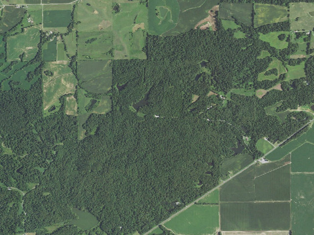Aerial image of General Watkins Conservation Area
