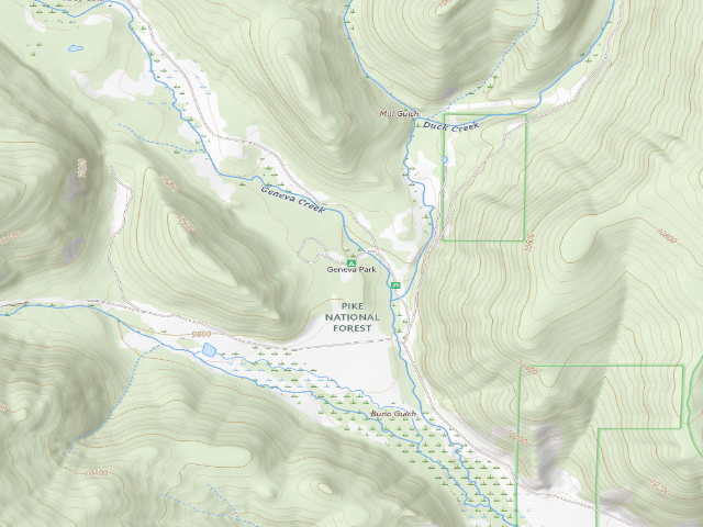 USGS topographic map of Geneva Park