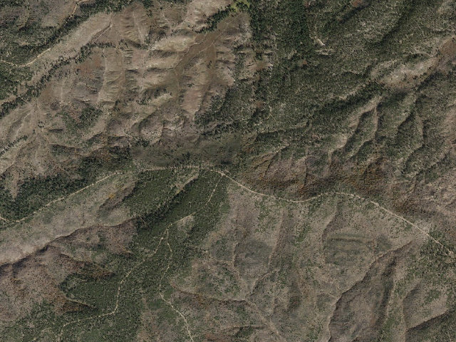 Aerial image of Gentry Campground