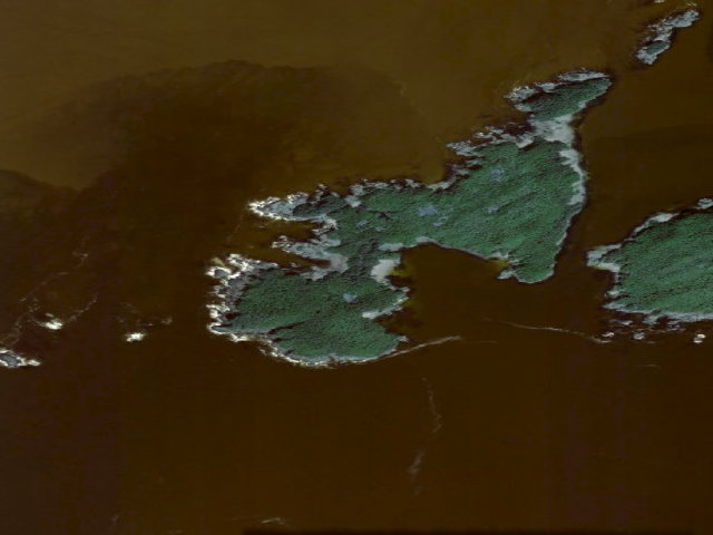 Aerial image of George Islands