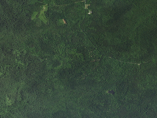 Aerial image of German Ridge Roadside Dispersed Campsite 2 (Hoosier NF)
