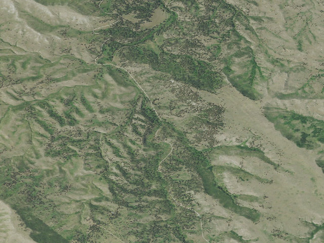 Aerial image of Ghost Road