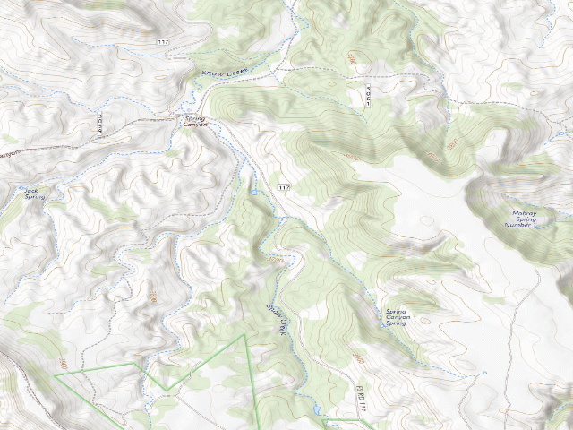 USGS topographic map of Ghost Road