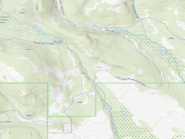 USGS topographic map of Giant Fire Ring