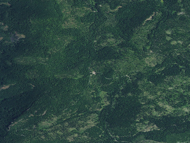 Aerial image of Gibson Prairie Horse Camp