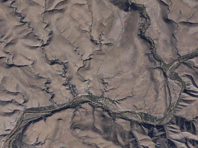 Aerial image of Gila Box Riparian National Conservation Area