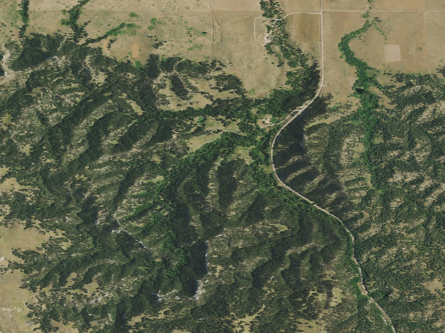 Aerial image of Gilbert-Baker WMA