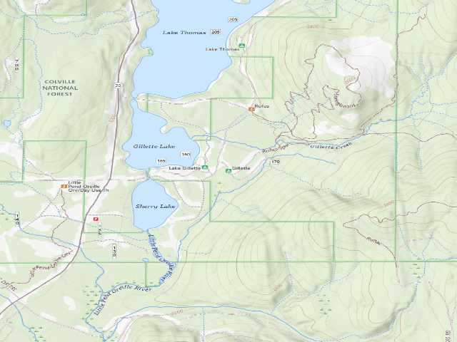 USGS topographic map of Gillette