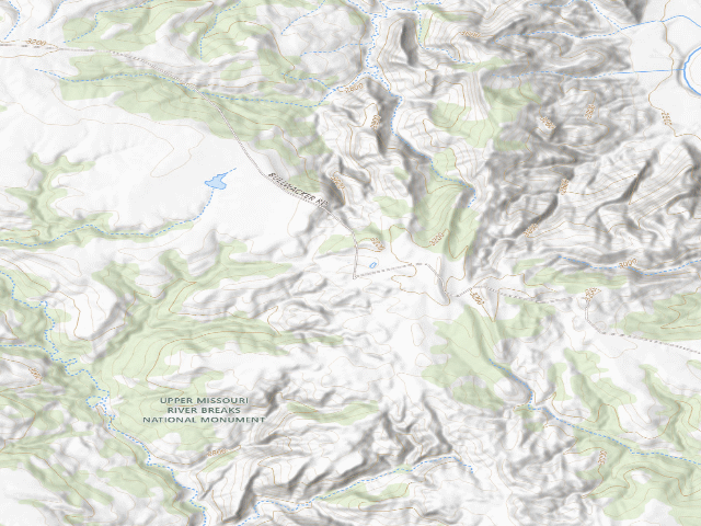 USGS topographic map of Gilmore Cabin