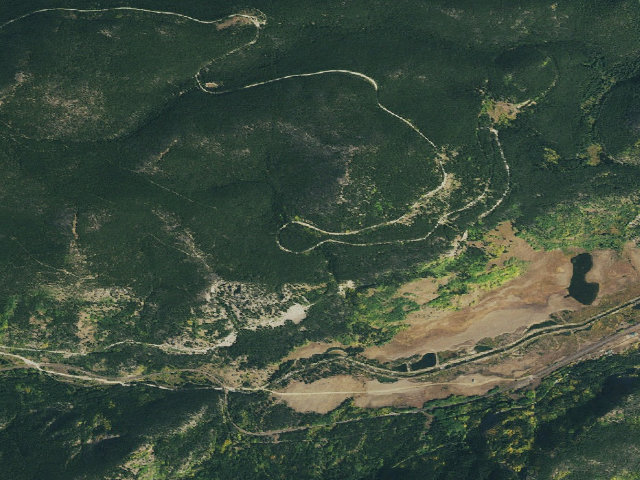 Aerial image of Gilpin County