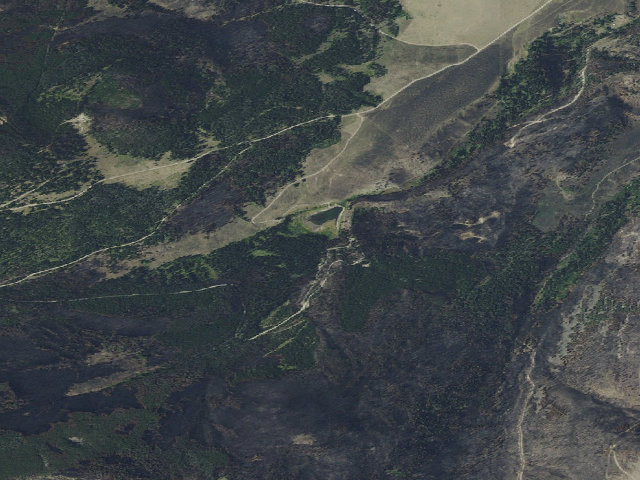Aerial image of Gipsy Lake Campground