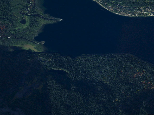 Aerial image of Glacier View