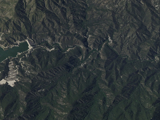 Aerial image of Glenn Camp Campground