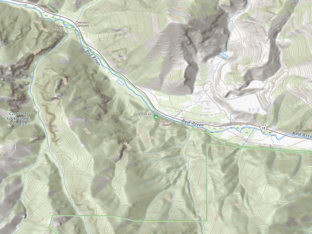 USGS topographic map of Goat Hill