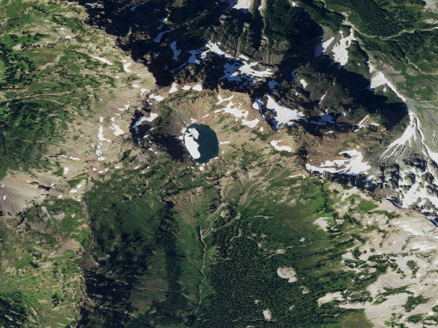 Aerial image of Goat Lake