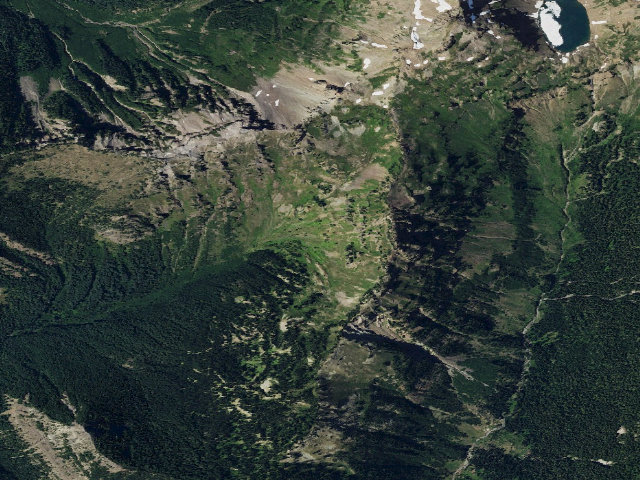 Aerial image of Goat Ridge Trail Dispersed Camping