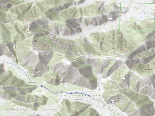 USGS topographic map of Gobbler's Knob Yellow Post Sites