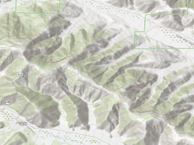 USGS topographic map of Gobblers Knob Yellow Post Sites