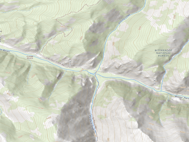 USGS topographic map of Gold Creek-001