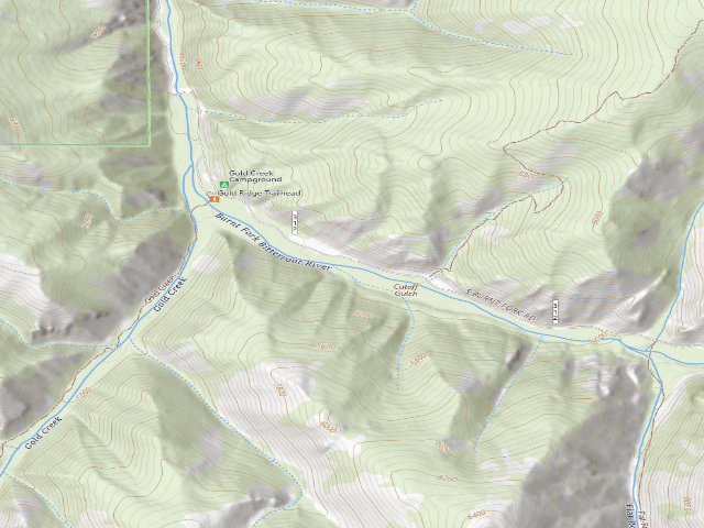 USGS topographic map of Gold Creek-002