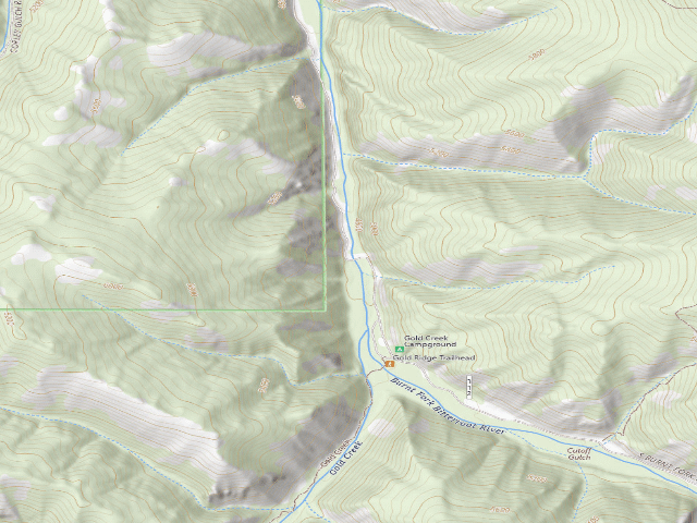 USGS topographic map of Gold Creek-004
